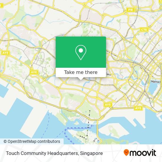 Touch Community Headquarters map