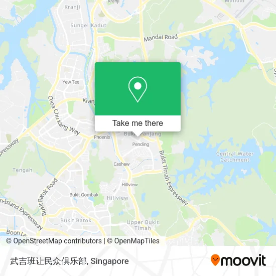 武吉班让民众俱乐部 map