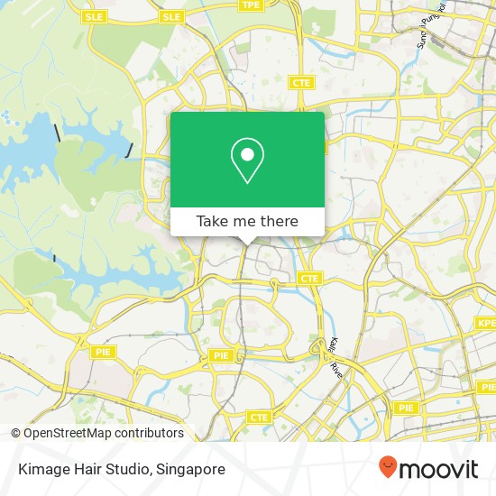 Kimage Hair Studio map