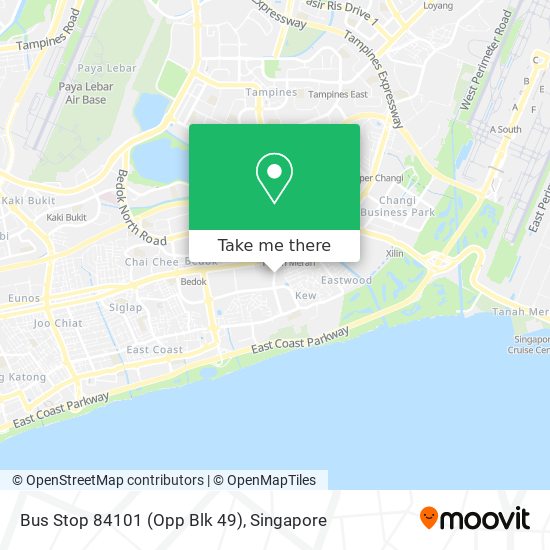 Bus Stop 84101 (Opp Blk 49) map