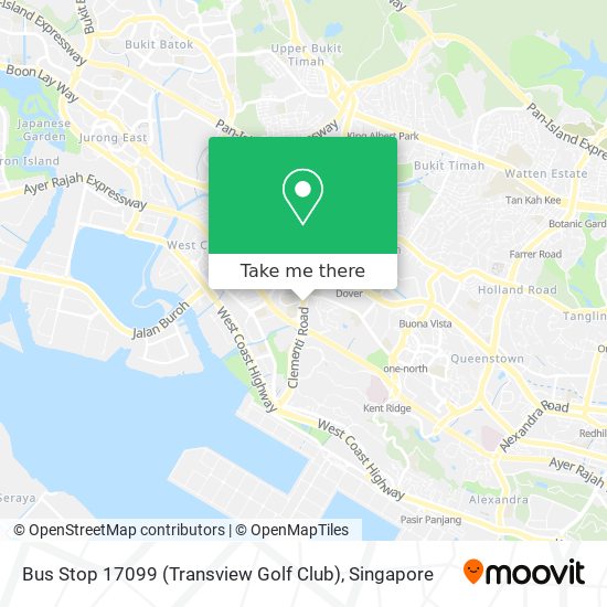 Bus Stop 17099 (Transview Golf Club) map