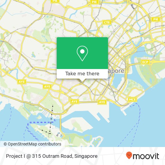 Project I @ 315 Outram Road map