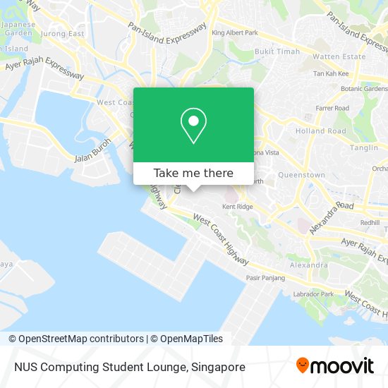 NUS Computing Student Lounge map