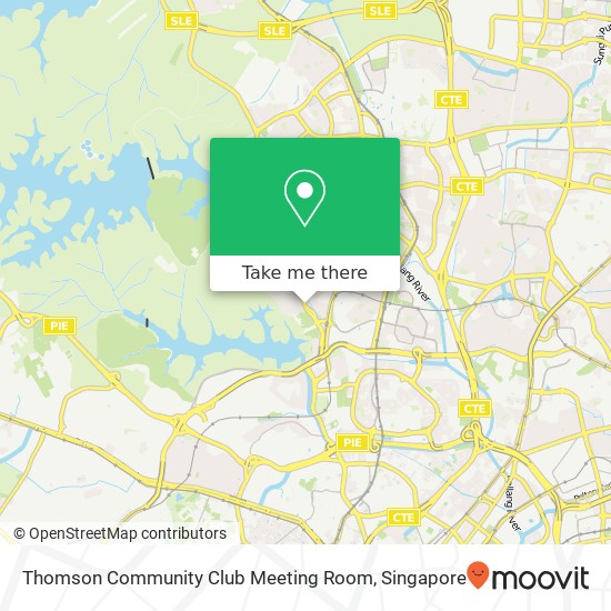 Thomson Community Club Meeting Room map