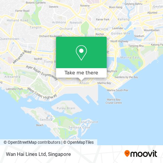Wan Hai Lines Ltd map