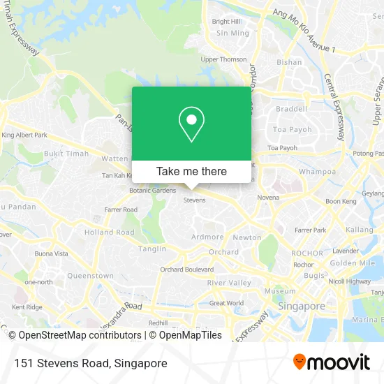 151 Stevens Road map