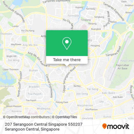 207 Serangoon Central Singapore 550207 Serangoon Central map