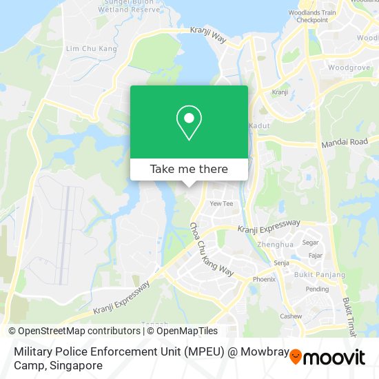 Military Police Enforcement Unit (MPEU) @ Mowbray Camp map