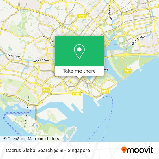 Caerus Global Search @ SIF map