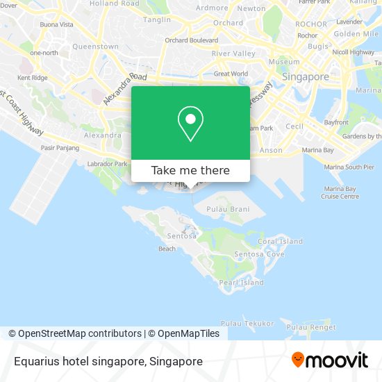Equarius hotel singapore map