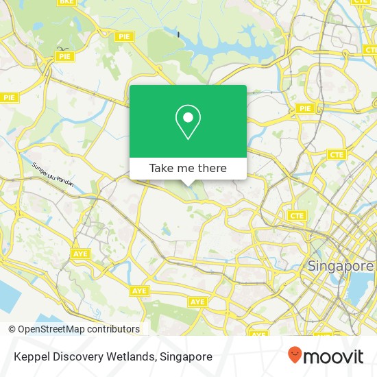 Keppel Discovery Wetlands map