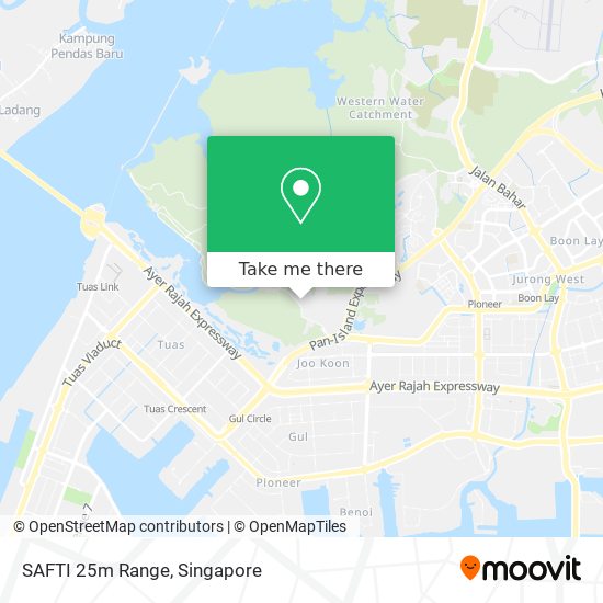 SAFTI 25m Range map