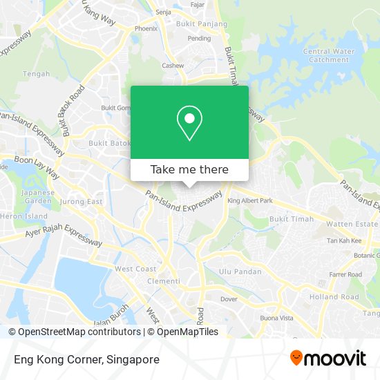 Eng Kong Corner map