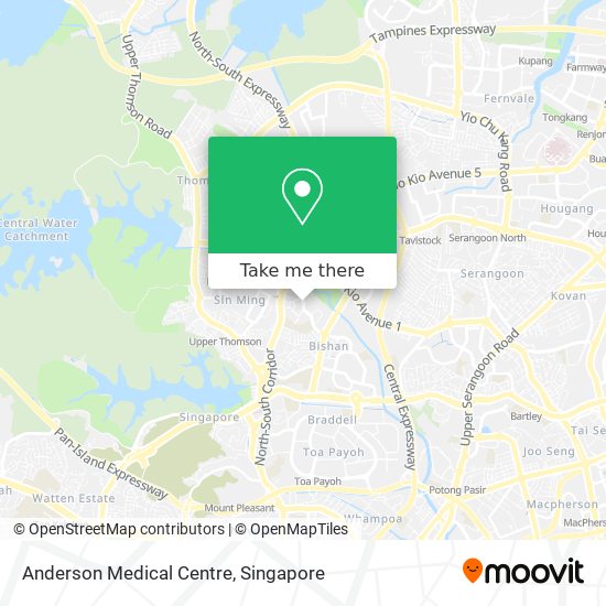 Anderson Medical Centre map