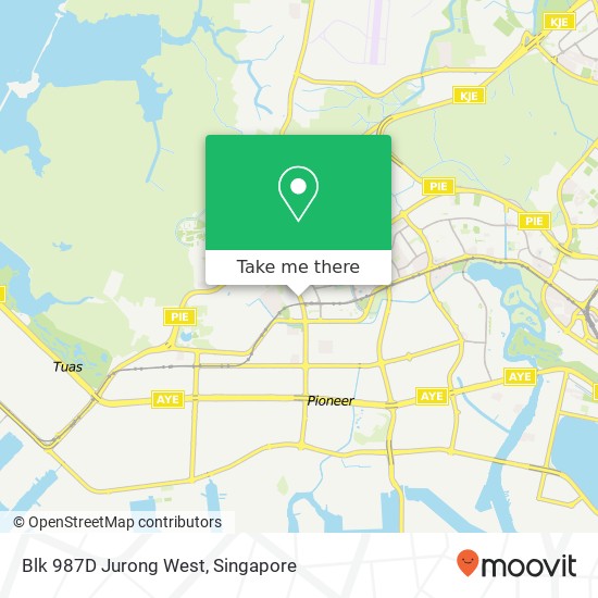 Blk 987D Jurong West map