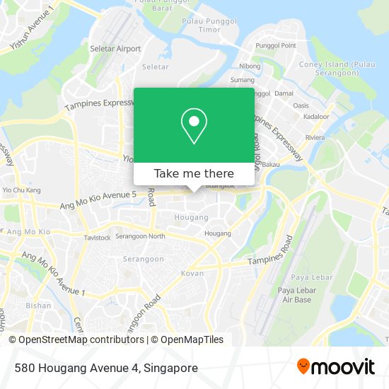 580 Hougang Avenue 4地图
