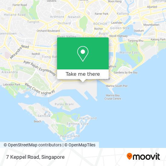 7 Keppel Road地图