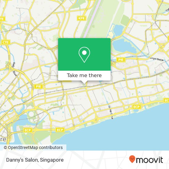 Danny's Salon map