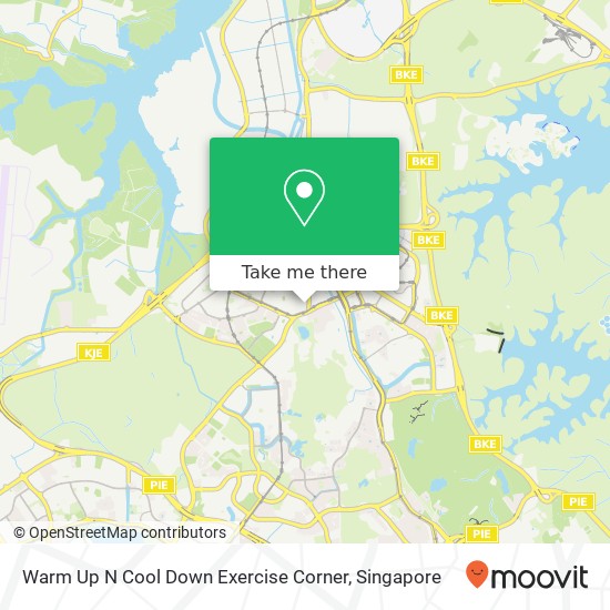 Warm Up N Cool Down Exercise Corner map