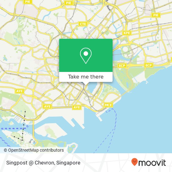 Singpost @ Chevron map