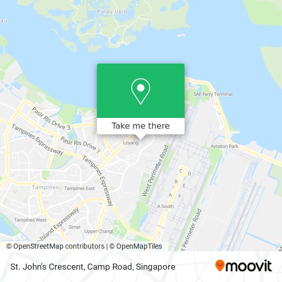 St. John's Crescent, Camp Road地图