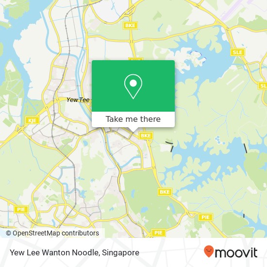 Yew Lee Wanton Noodle map