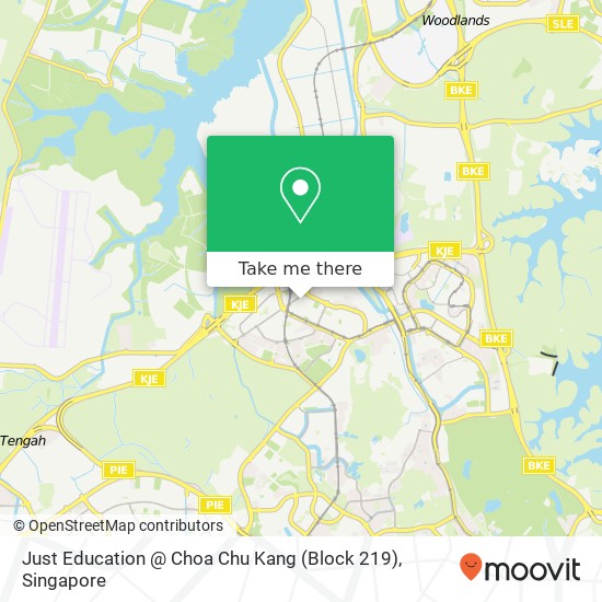 Just Education @ Choa Chu Kang (Block 219) map