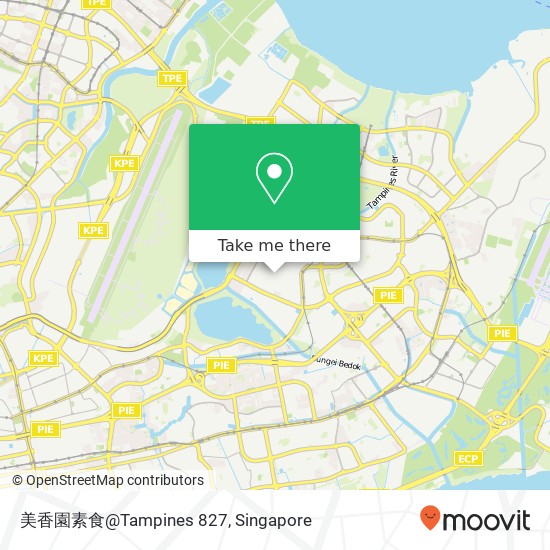 美香園素食@Tampines 827 map