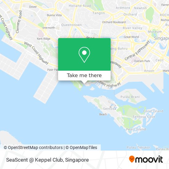 SeaScent @ Keppel Club map