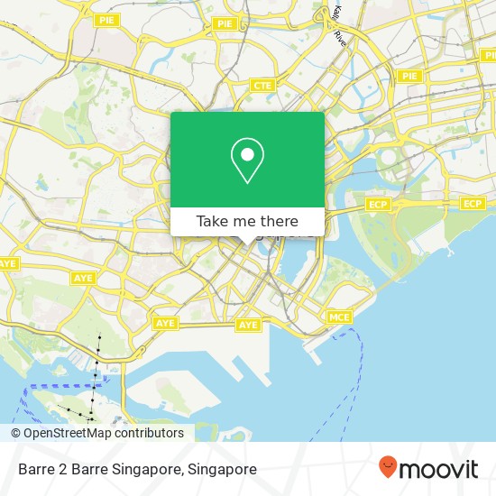 Barre 2 Barre Singapore map