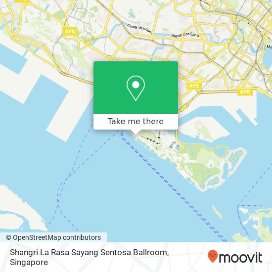 Shangri La Rasa Sayang Sentosa Ballroom地图