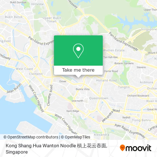 Kong Shang Hua Wanton Noodle 槓上花云吞面 map