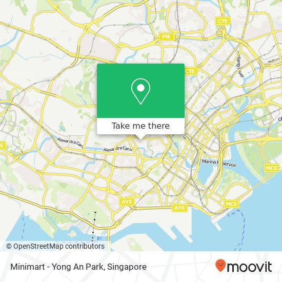 Minimart - Yong An Park map