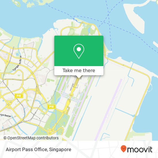 Airport Pass Office map