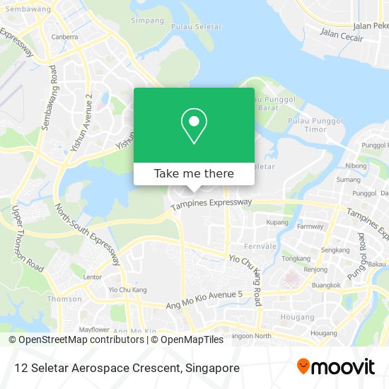 12 Seletar Aerospace Crescent map