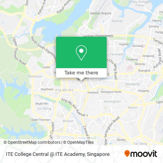 ITE College Central @ ITE Academy map
