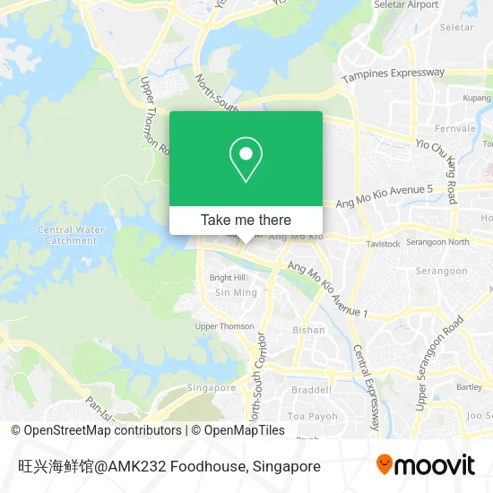旺兴海鲜馆@AMK232 Foodhouse map