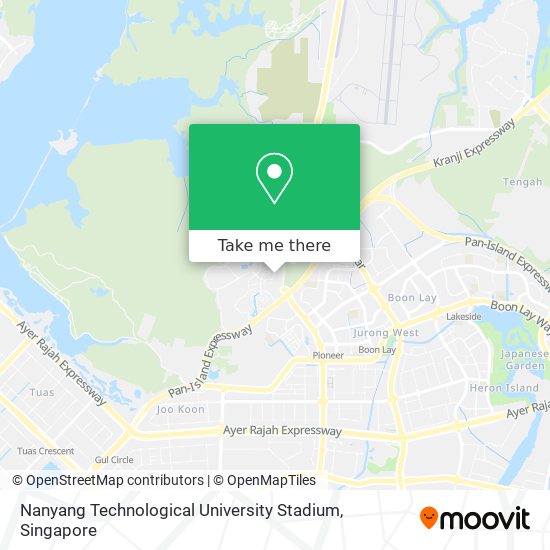 Nanyang Technological University Stadium map