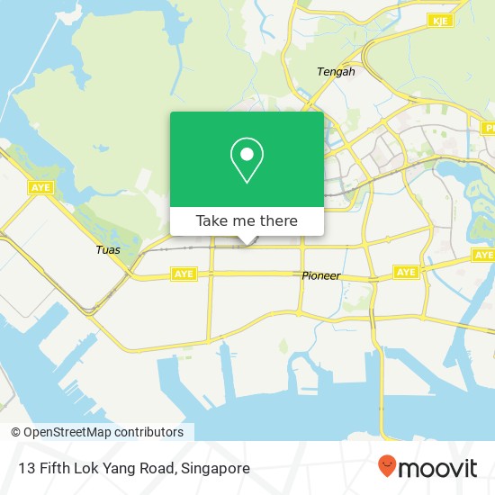 13 Fifth Lok Yang Road地图