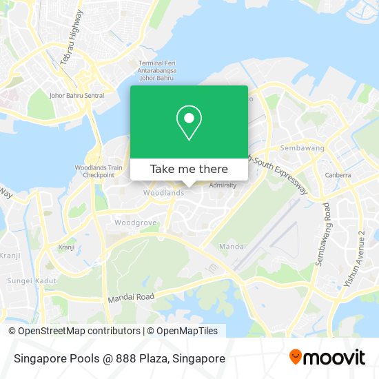 Singapore Pools @ 888 Plaza map