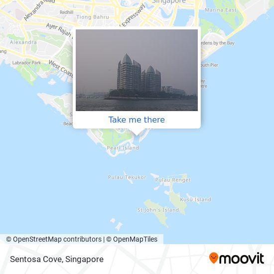 Sentosa Cove地图