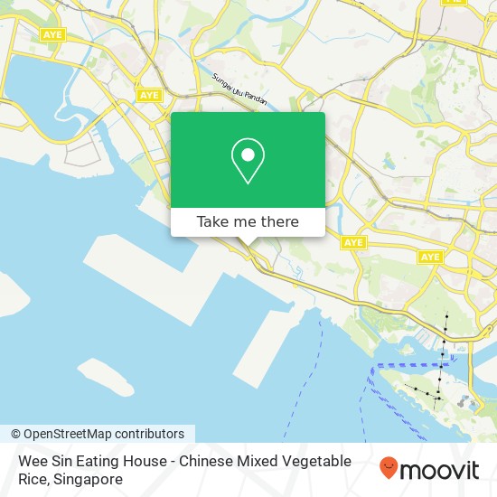 Wee Sin Eating House - Chinese Mixed Vegetable Rice map