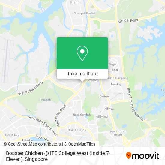 Boaster Chicken @ ITE College West (Inside 7-Eleven) map