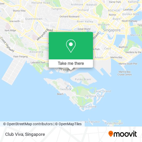 Club Viva map