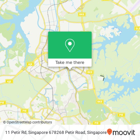 11 Petir Rd, Singapore 678268 Petir Road map