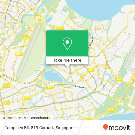 Tampines Blk 819 Carpark地图