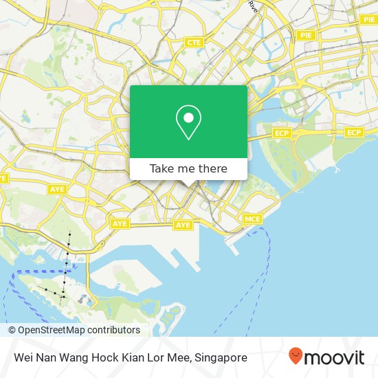Wei Nan Wang Hock Kian Lor Mee map