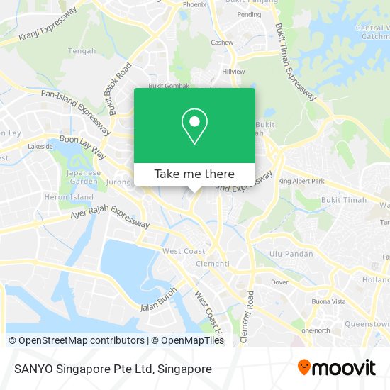 SANYO Singapore Pte Ltd map