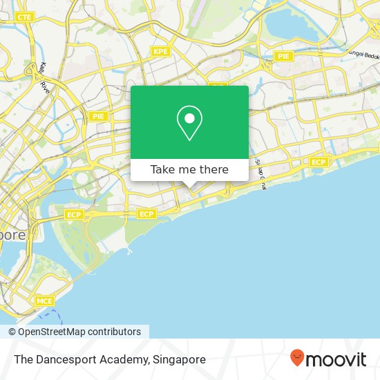 The Dancesport Academy map