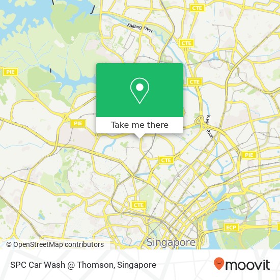 SPC Car Wash @ Thomson map